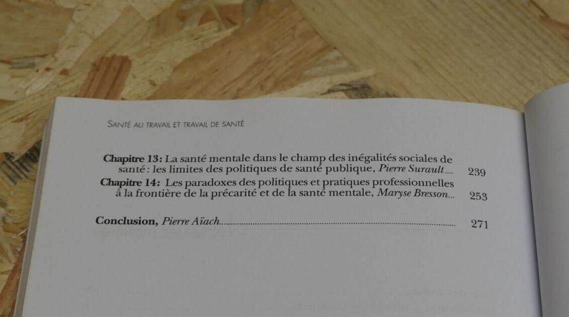 LUTTER CONTRE LES INEGALITES SOCIALES DE SANTE / MEDECINE SOCIETE SOCIOLOGIE