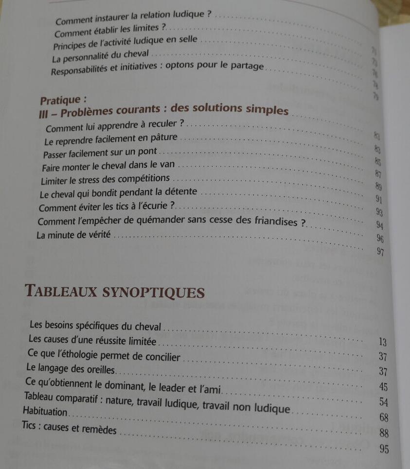 ETHOLOGIE L'EQUITATION NATURELLE ET LUDIQUE / DANIELE GOSSIN / VIGOT 2003