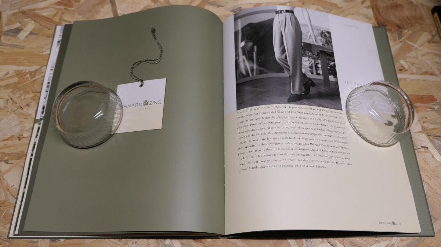 BERNARD ZINS PARIS / MODE TISSUS PANTALONS HISTOIRE PHOTOS
