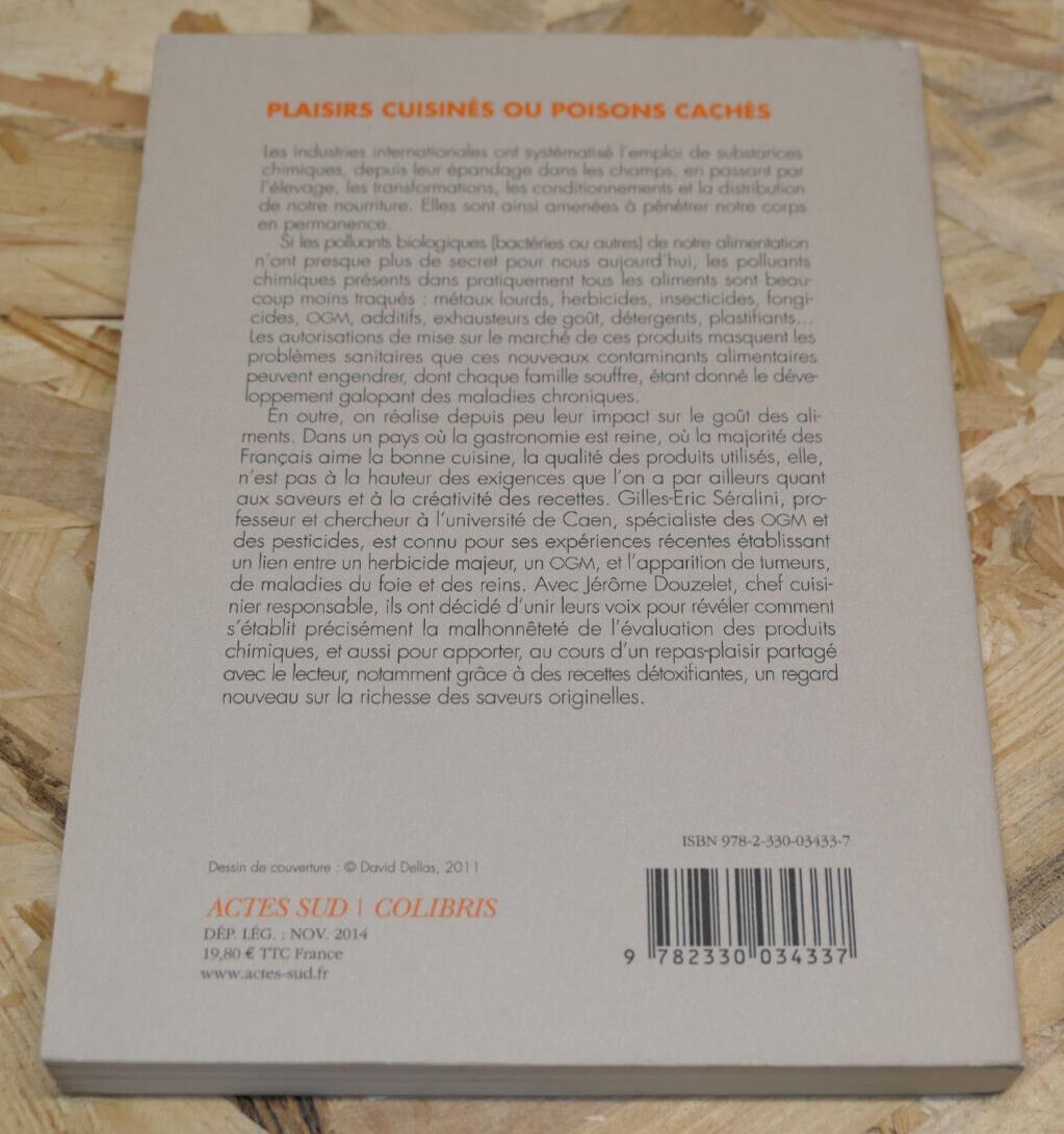 PLAISIRS CUISINES OU POISONS CACHES / ALIMENTATION NUTRITION SANTE INDUSTRIE