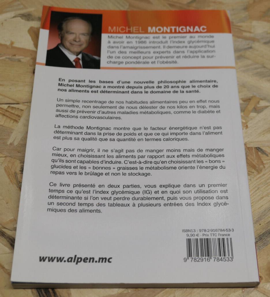 LES INDEX GLYCEMIQUES / MICHEL MONTIGNAC / ALIMENTATION NUTRITION SANTE 2011