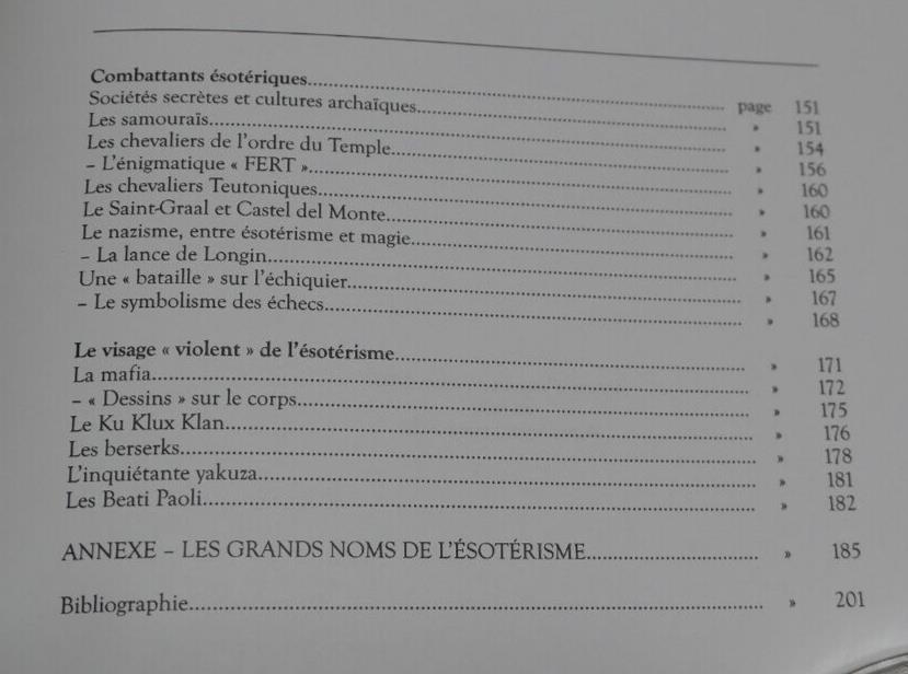 LES VOIES DE L'ESOTERISME / SYMBOLES MYSTERES CODES HISTOIRE ART ARCHITECTURE