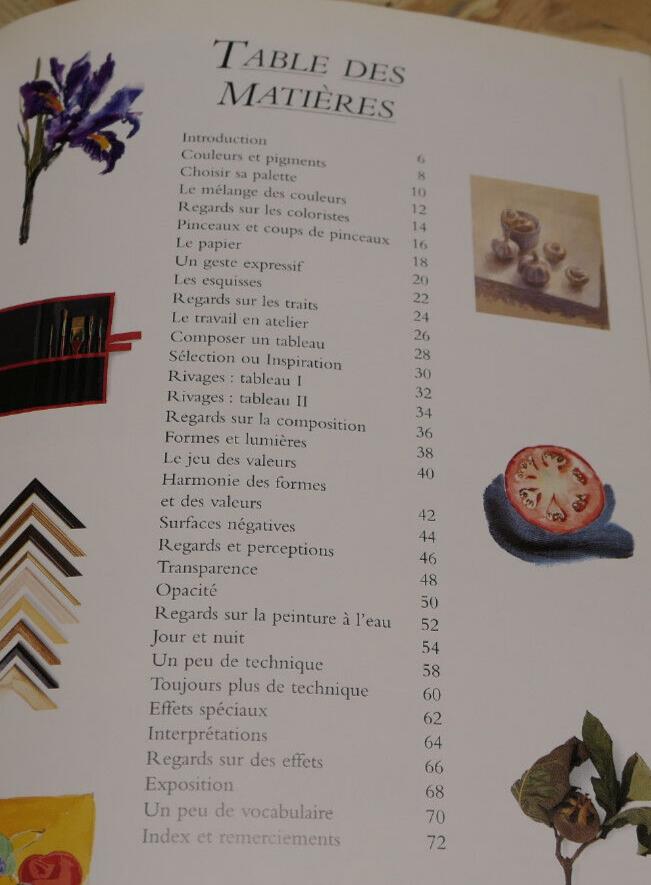 NATURES MORTES A L'AQUARELLE / GUIDE PHOTOS ART PEINTURE / DESSAIN ET TOLRA 1995