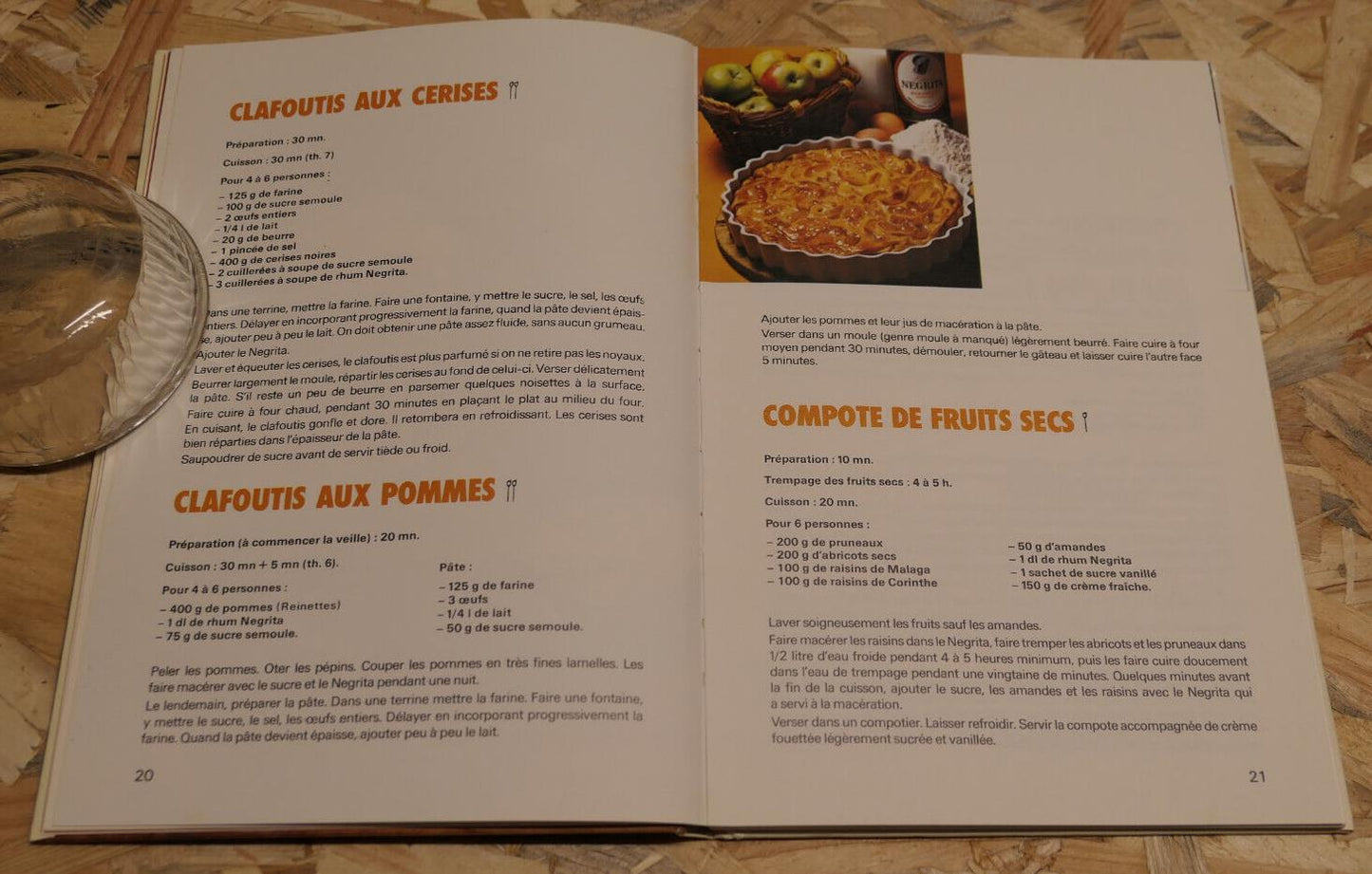 RHUM NEGRITA RECETTES D'HIER ET D'AUJOURD'HUI / CUISINE GASTRONOMIE ALCOOL 1977