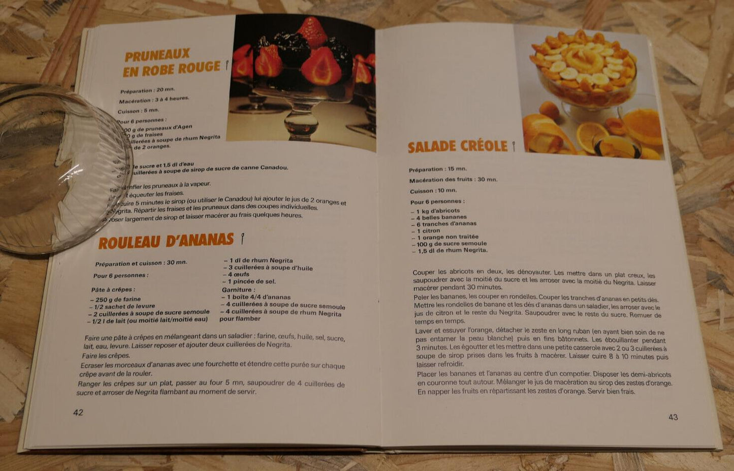 RHUM NEGRITA RECETTES D'HIER ET D'AUJOURD'HUI / CUISINE GASTRONOMIE ALCOOL 1977