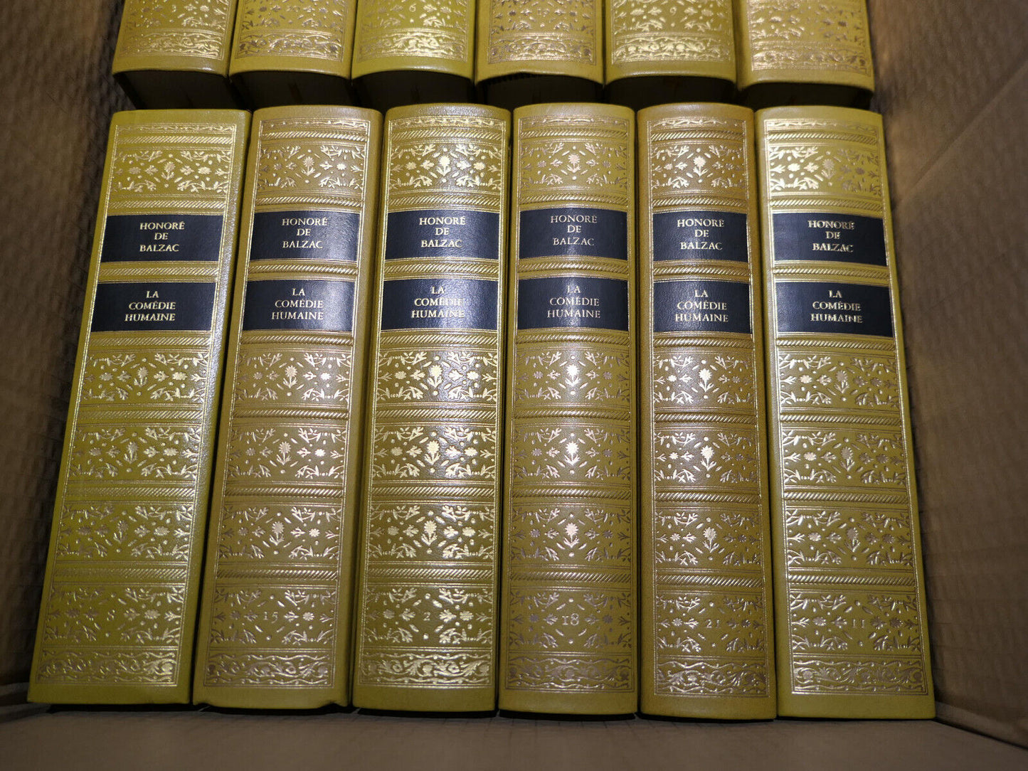 HONORE DE BALZAC / LA COMEDIE HUMAINE / LOT DE 18 VOLUMES / EDITIONS RENCONTRE