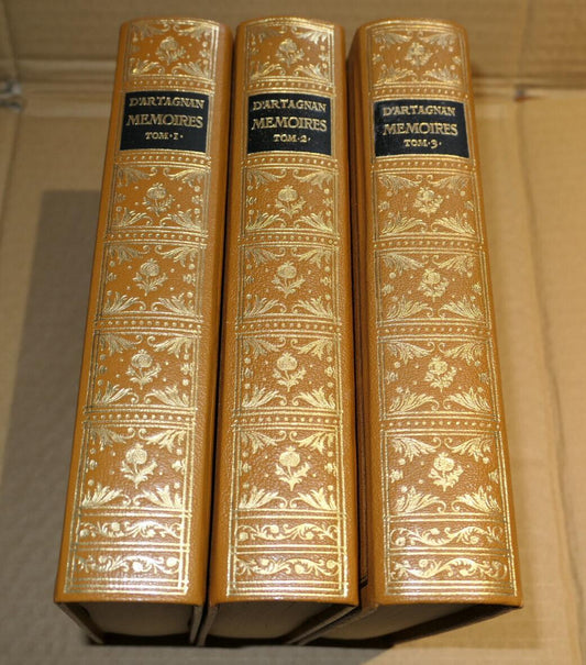 D'ARTAGNAN / MEMOIRES 3 TOMES / JEAN DE BONNOT 1967