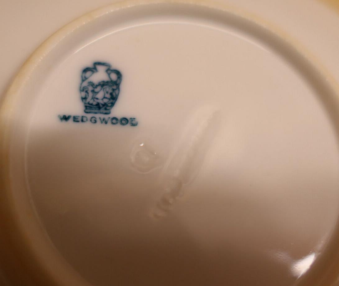 Rare Ensemble De 4 Tasses À Café Et Soucoupes WEDGWOOD Porcelaine Anglaise XIXe