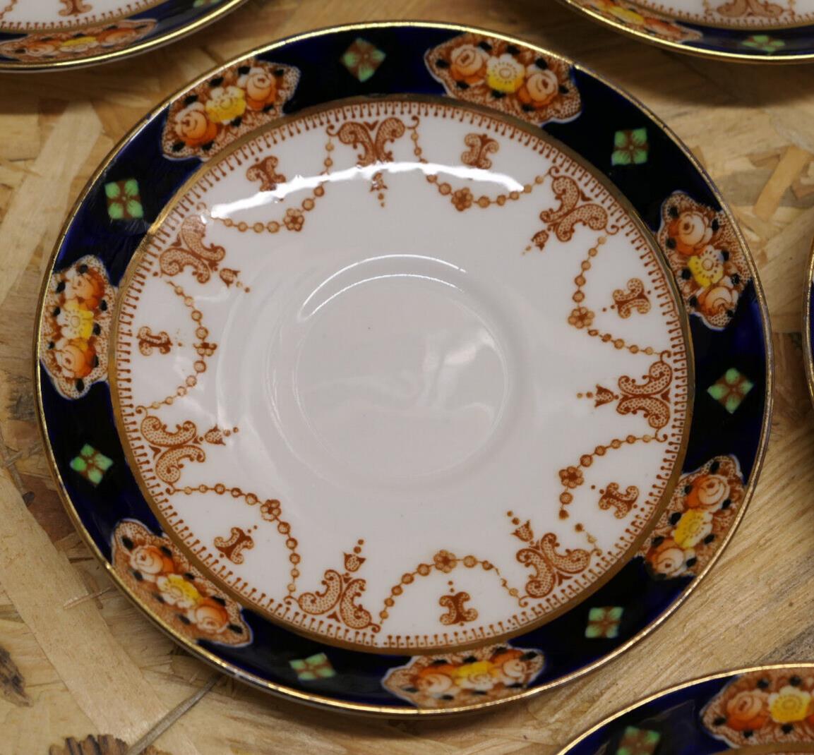 Rare Service À Thé En Porcelaine Anglaise Royal Albert Crown China England 1925