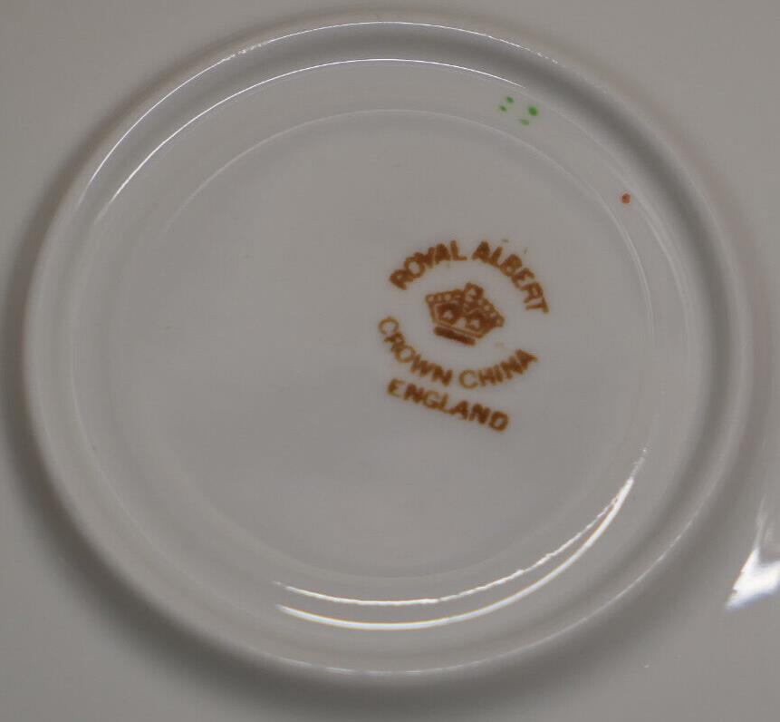 Rare Service À Thé En Porcelaine Anglaise Royal Albert Crown China England 1925