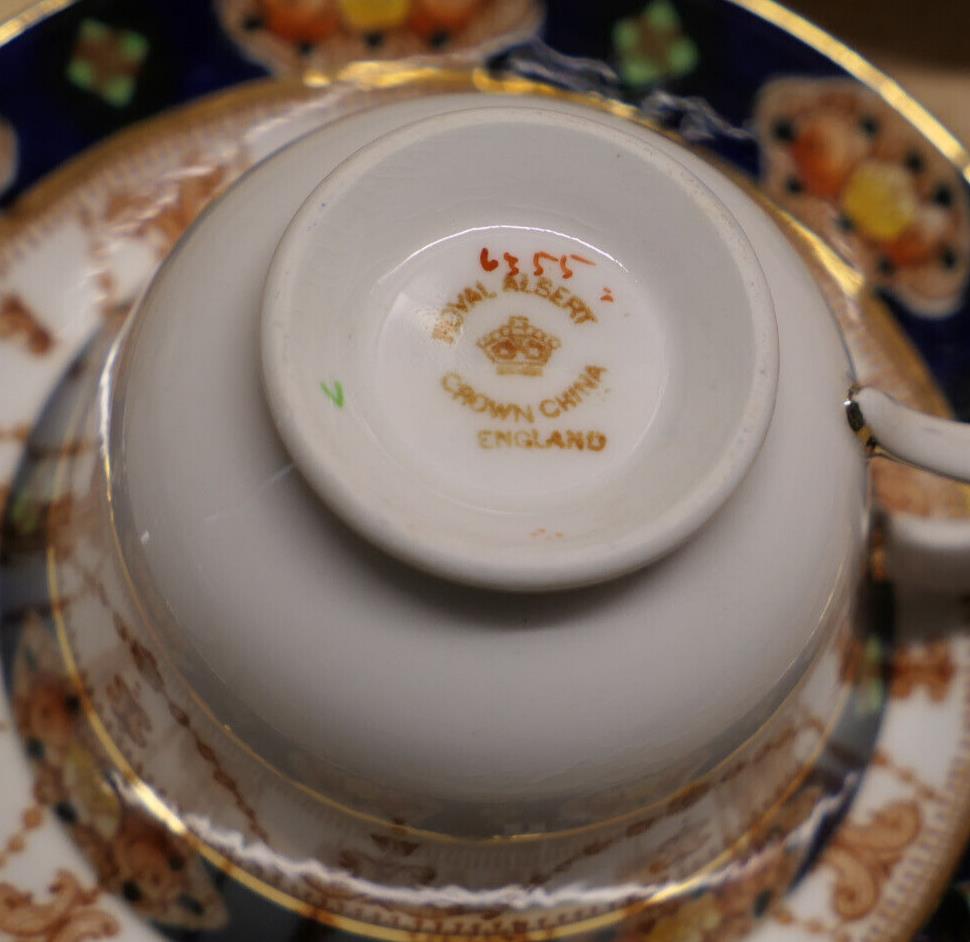 Rare Service À Thé En Porcelaine Anglaise Royal Albert Crown China England 1925