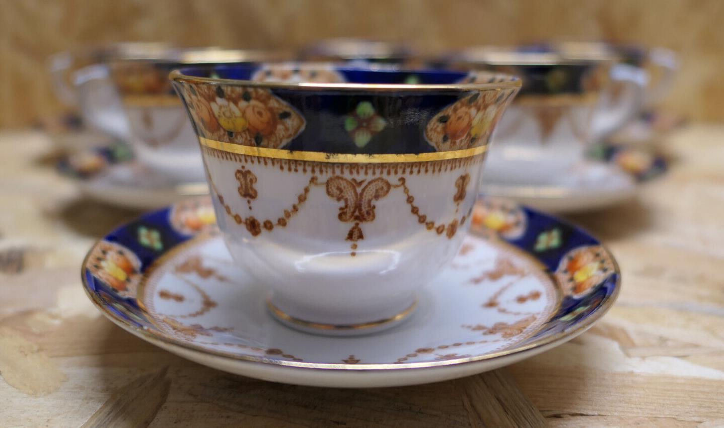 Rare Service À Thé En Porcelaine Anglaise Royal Albert Crown China England 1925