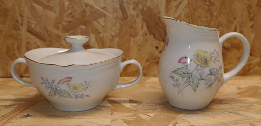 Ensemble Vintage Sucrier Et Pot À Lait En Porcelaine Richard Ginori Ariston