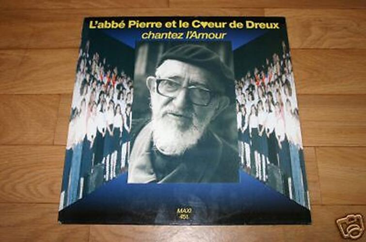 L'Abbé Pierre Maxi 45T Chantez l'amour