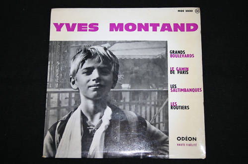 Yves Montand   EP 45T 7"   Grands Boulevards   1955