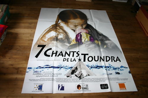 Affiche De Cinéma SEPT CHANTS DE LA TOUNDRA / 120x160
