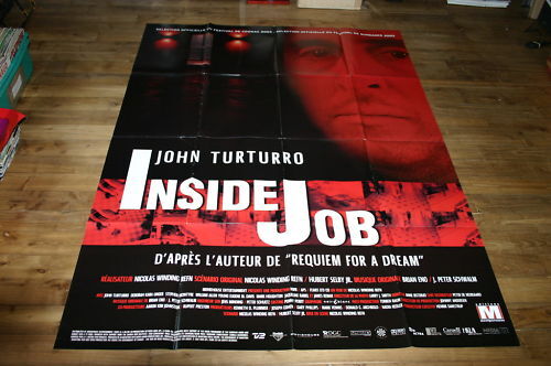Affiche De Cinéma INSIDE JOB / JOHN TURTURRO / 120x160