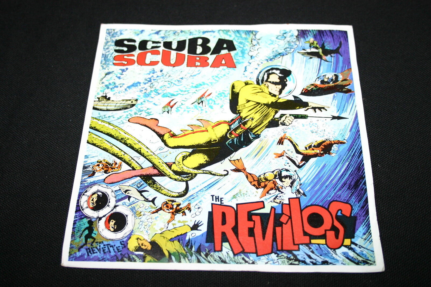 THE REVILLOS SP 45T 7" SCUBA SCUBA 1980