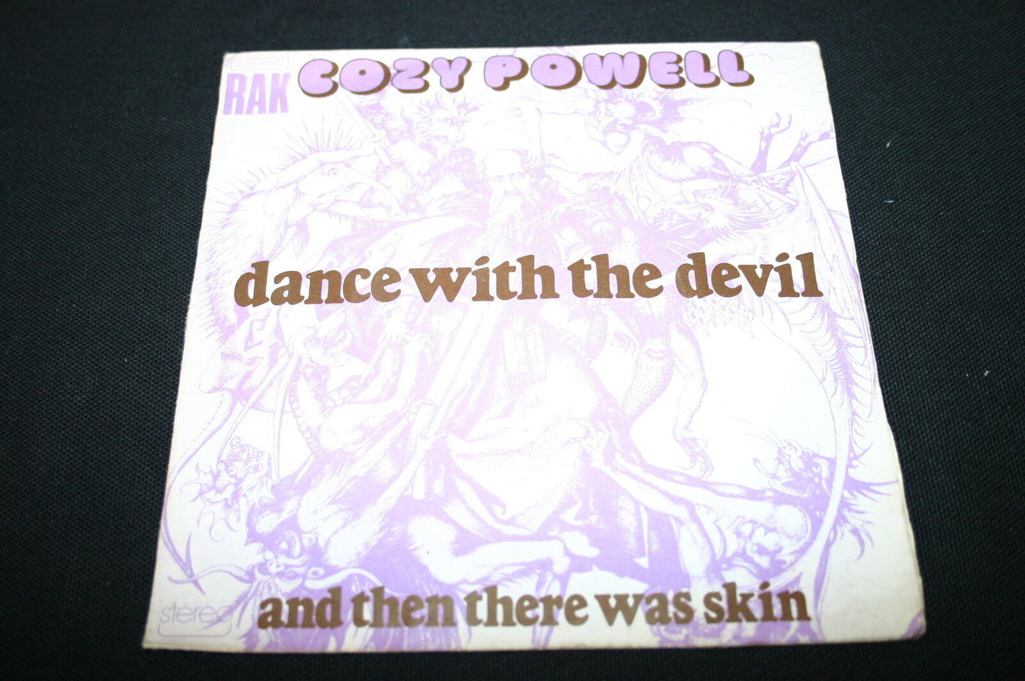 COZY POWELL SP 45T 7" DANCE WITH THE DEVIL 1974