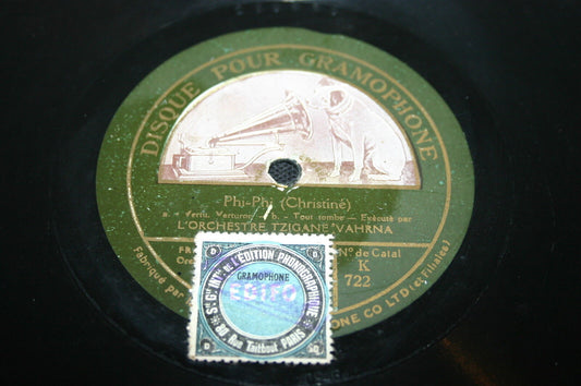 ORCHESTRE TZIGANE VAHRNA   78T RPM 10"   PHI-PHI / HELLO CHARLEY   K-722