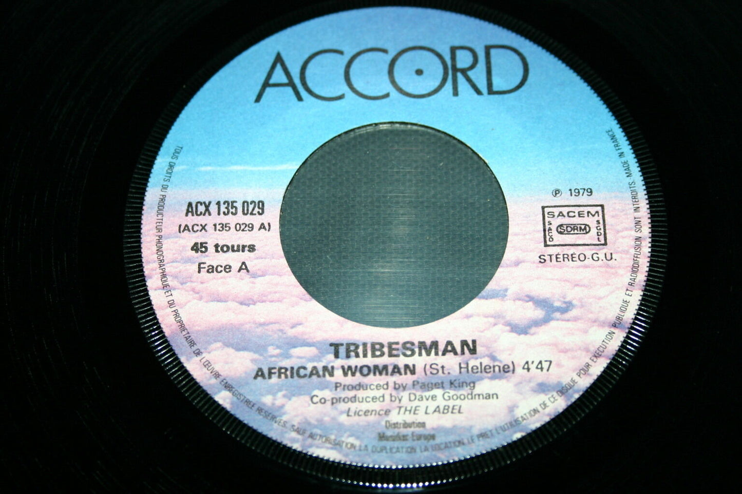TRIBESMAN SP 45T 7" AFRICAN WOMAN 1979