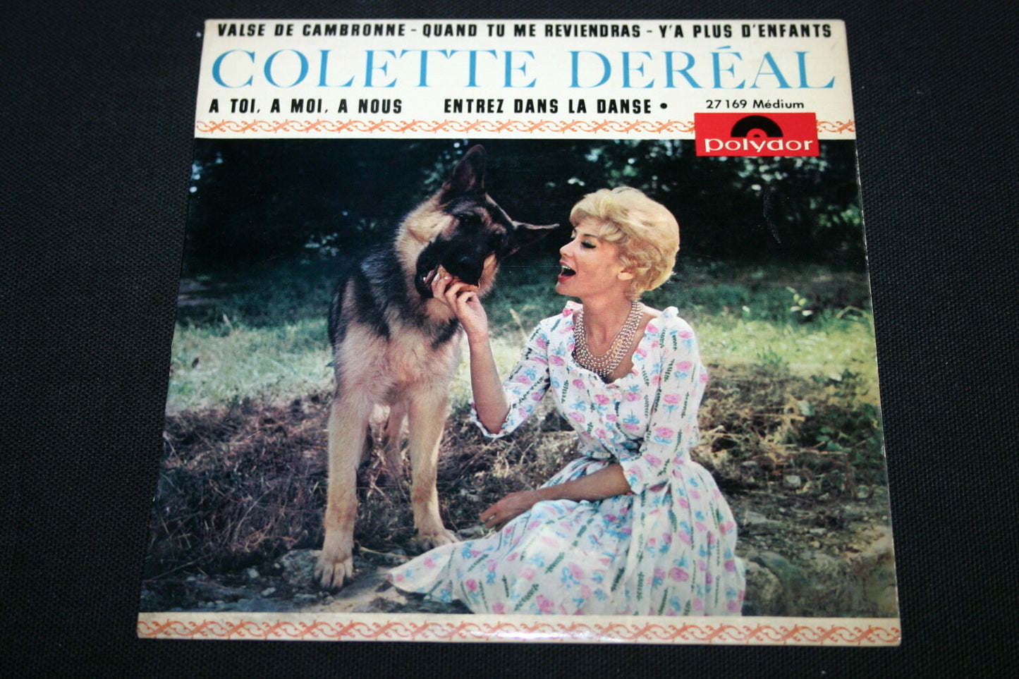 COLETTE DEREAL EP 45T 7" VALSE DE CAMBRONNE