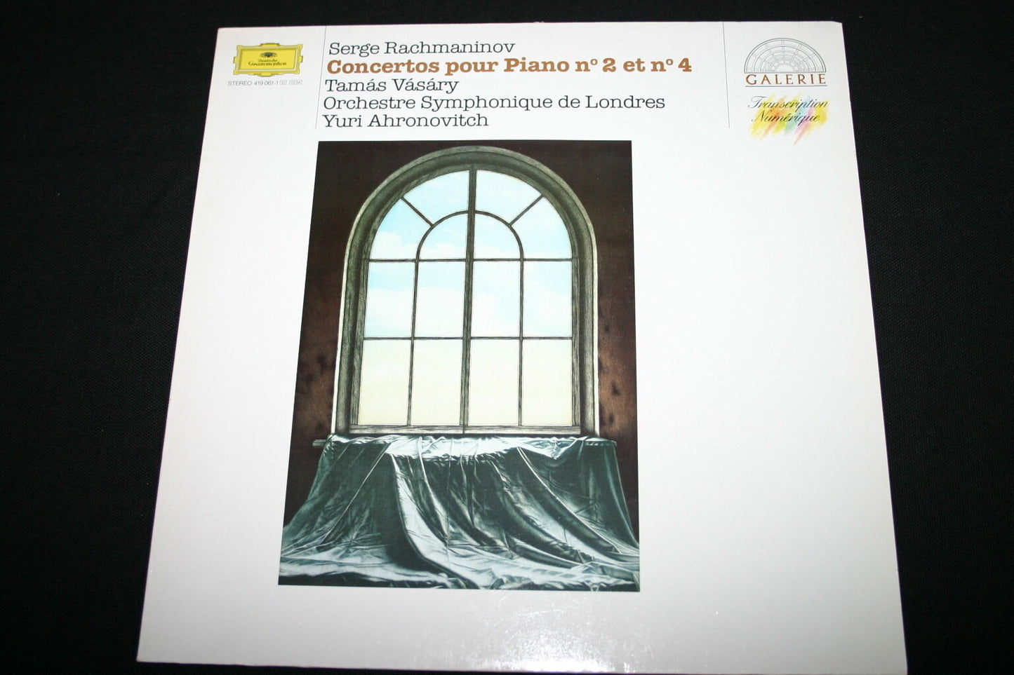 RACHMANINOV / TAMAS VASARY / YURI AHRONOVITCH LP 33T 12" PIANO CONCERTOS 2-4
