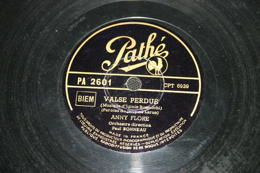 ANNY FLORE   78T   JEAN-FRANCOIS / VALSE PERDUE   PATHE 2601