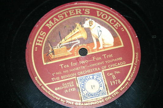 JAN GARBER & HIS ORCHESTRA / THE BENSON ORCHESTRA OF CHICAGO   78T