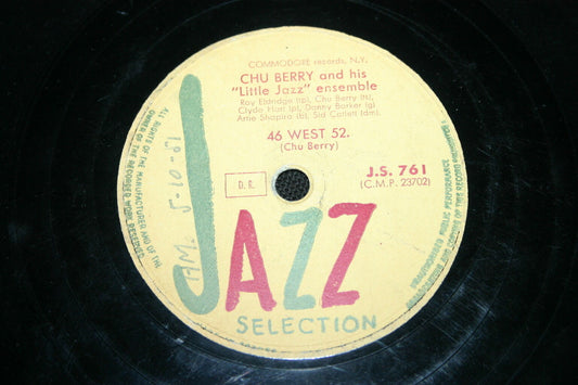 CHU BERRY & HIS LITTLE JAZZ ENSEMBLE   78T   46 WEST 52 / SITTING IN