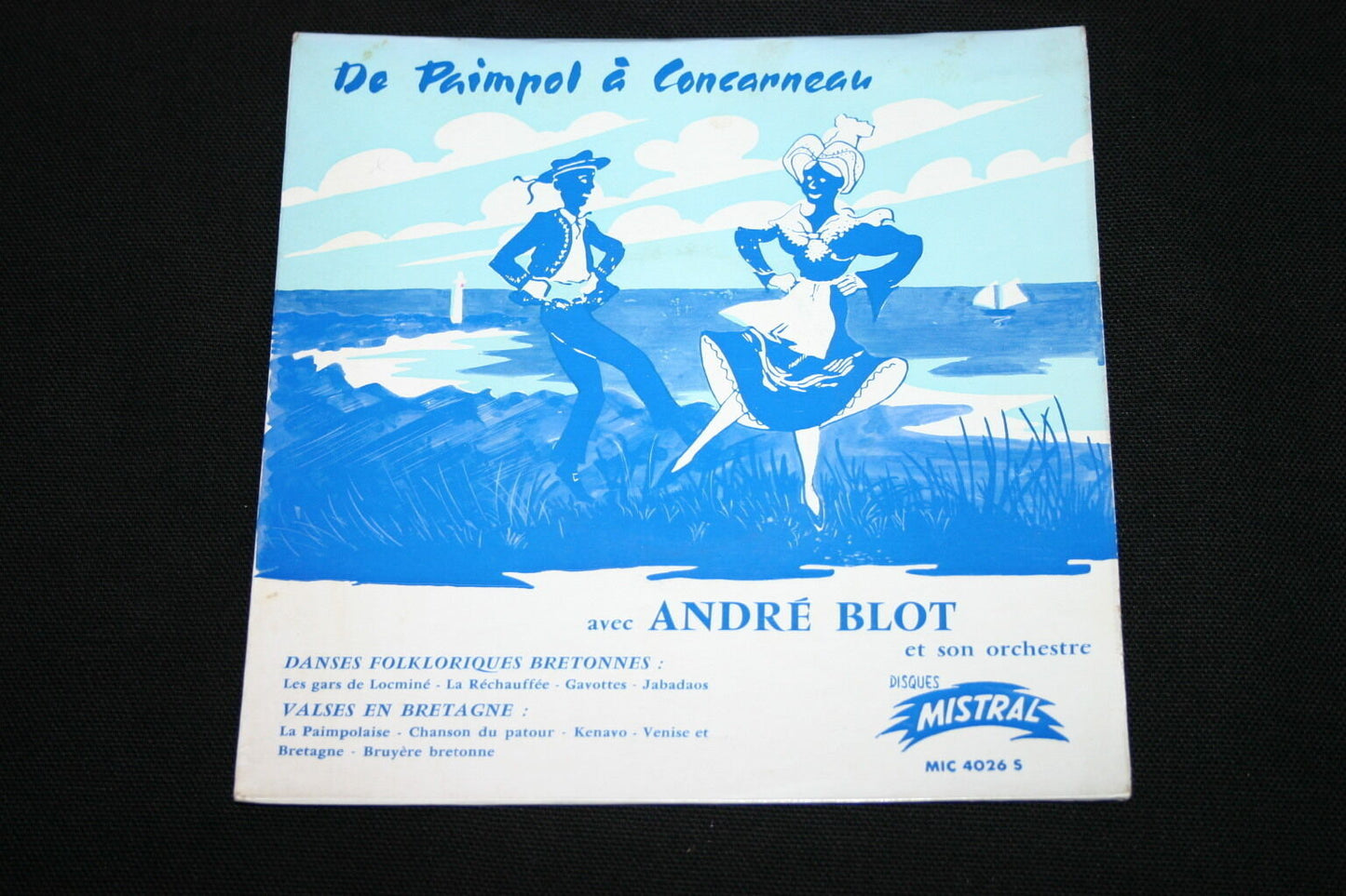 ANDRE BLOT EP 45T 7" FROM PAIMPOL TO CONCARNEAU