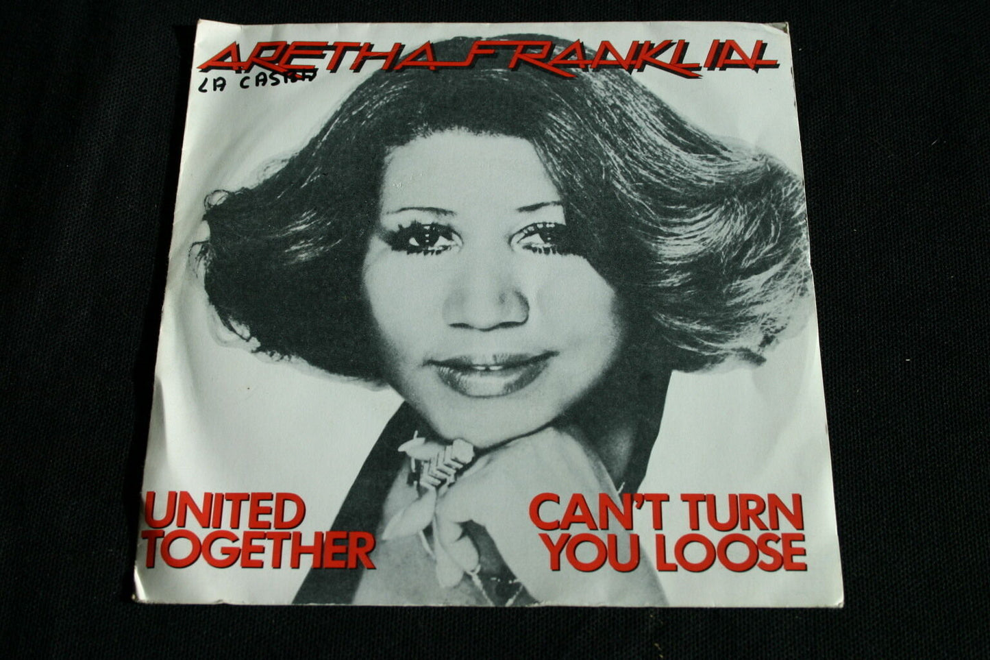 ARETHA FRANKLIN SP 45T 7" UNITED TOGETHER 1980