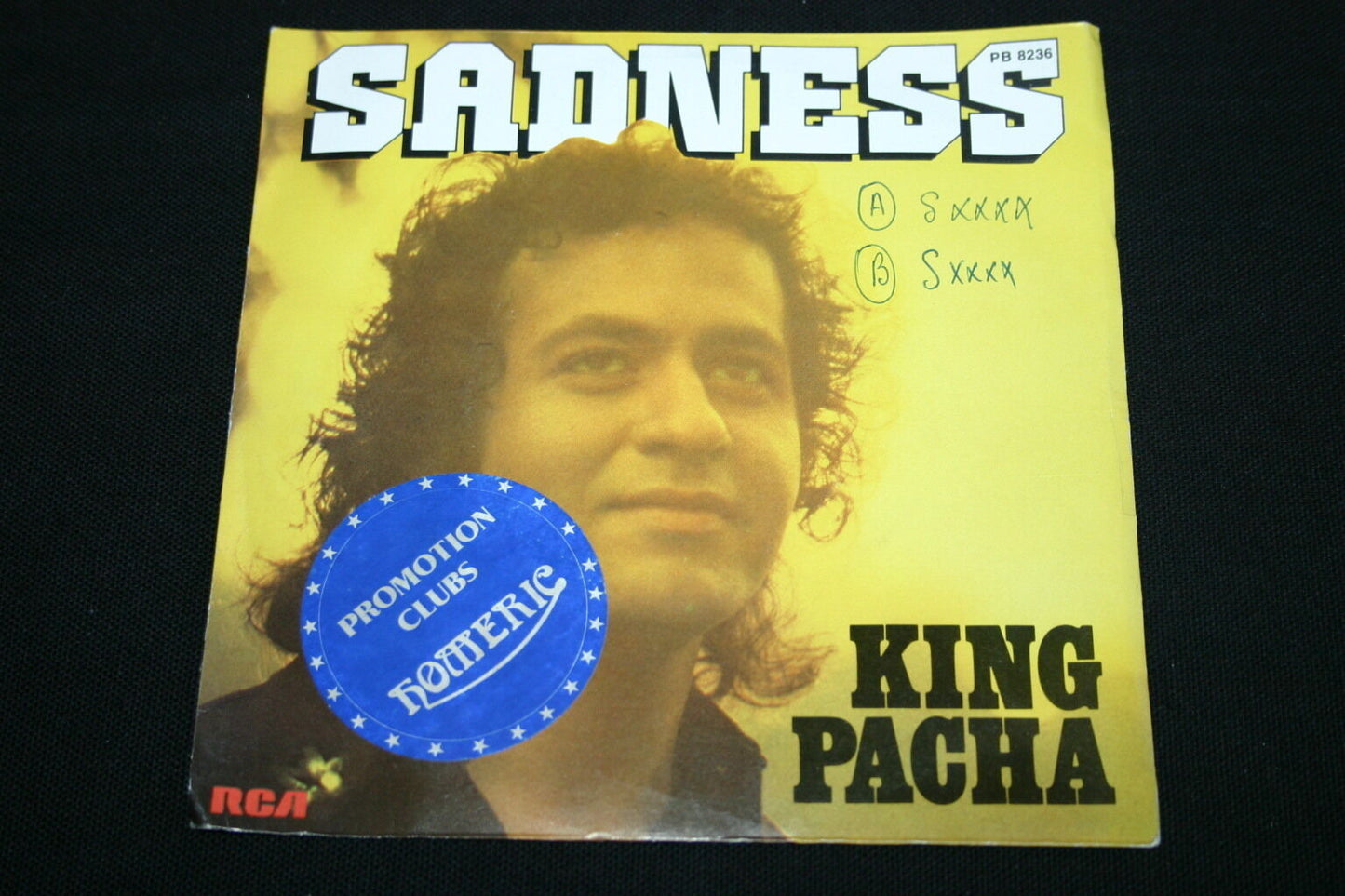 KING PACHA   SP 45T 7"   SADNESS   1978