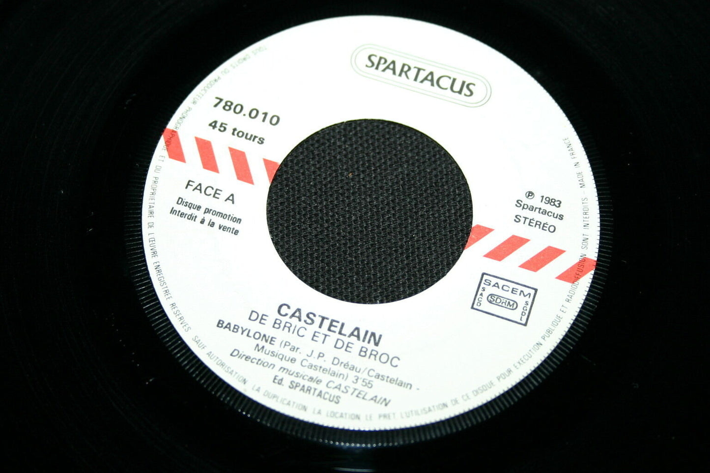 CASTELAIN SP 45T 7" DE BRIC ET DE BROC 1983