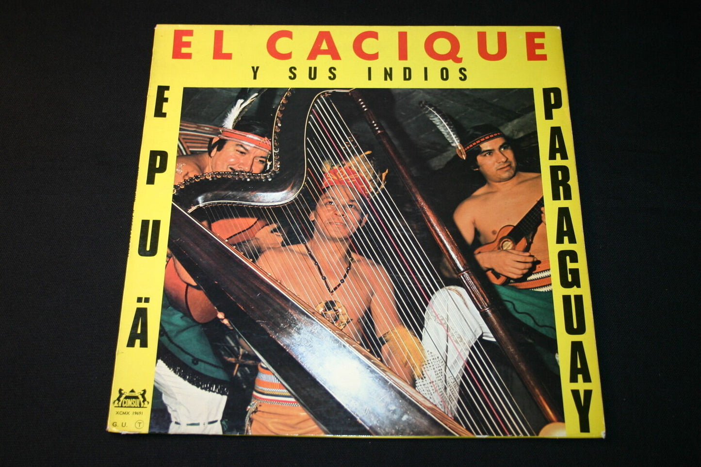 EL CACIQUE Y SUS INDIOS / ARMANDO RIVERO LP 33T 12" EPUA / PARAGUAY