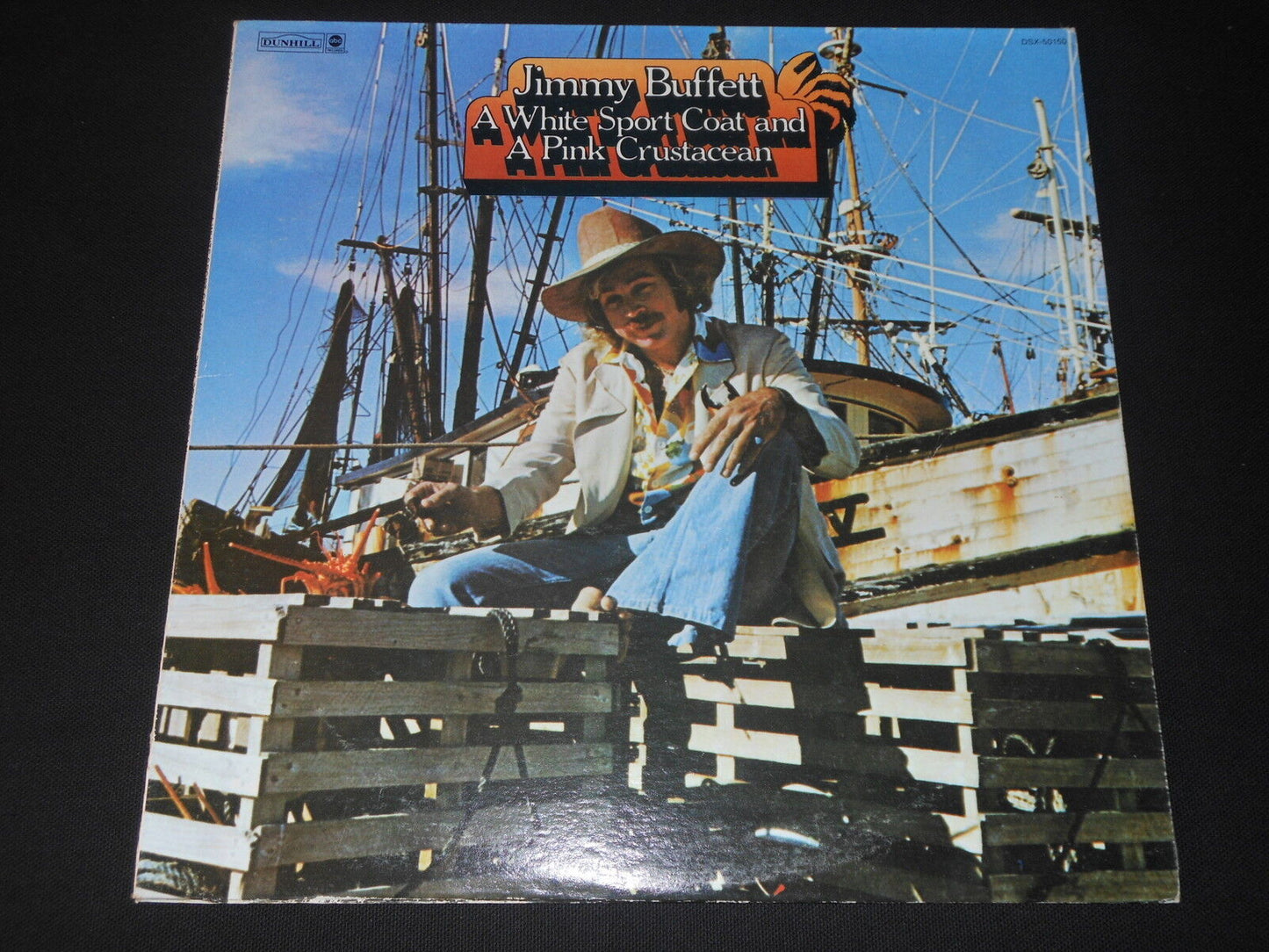 JIMMY BUFFET LP 33T 12" A WHITE SPORT COAT AND A PINK CRUSTACEAN 1973 USA