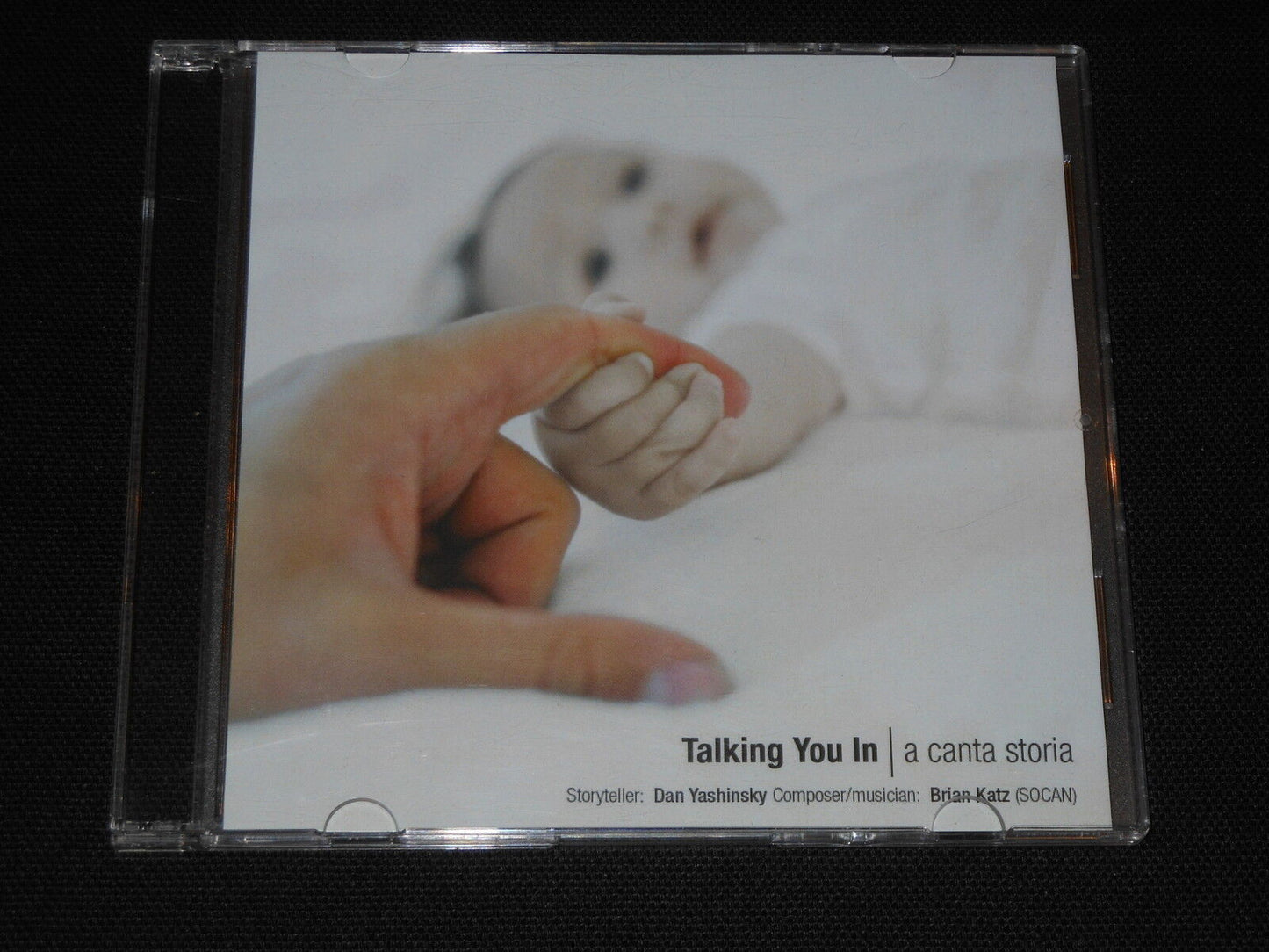 DAN YASHINSKY / BRIAN KATZ CD TALKING YOU IN / A CANTA STORIA 2008