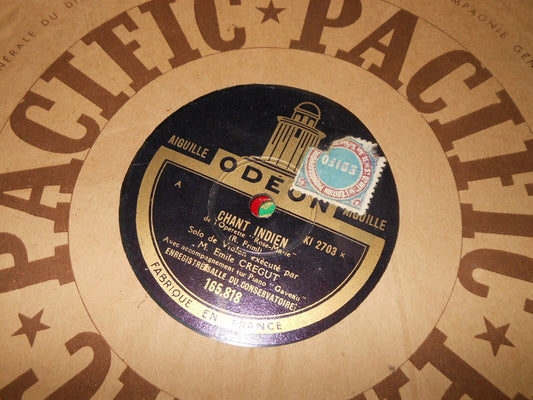 EMILE CREGUT VIOLON   78T   CHANT INDIEN