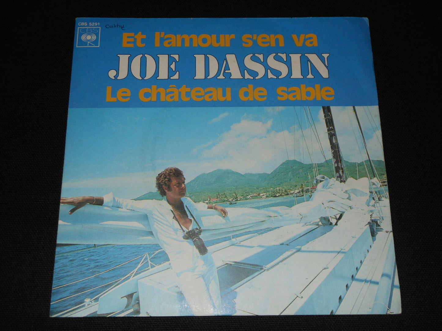 JOE DASSIN SP 45T 7" ET L'AMOUR S'EN VA 1977