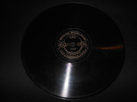 TRIO HEURTEUR   VIOLON VIOLONCELLE PIANO   78T IDEAL   ROMANCE BOHEMIENNE