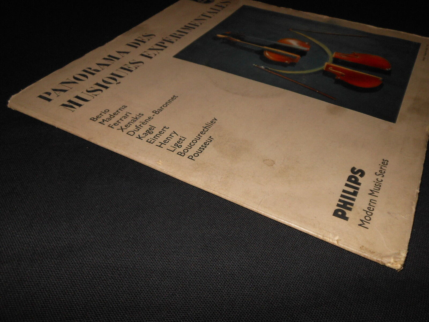 PANORAMA DES MUSIQUES EXPERIMENTALES RARE 2 x LP 33T 12" PHILIPS 00.565/66