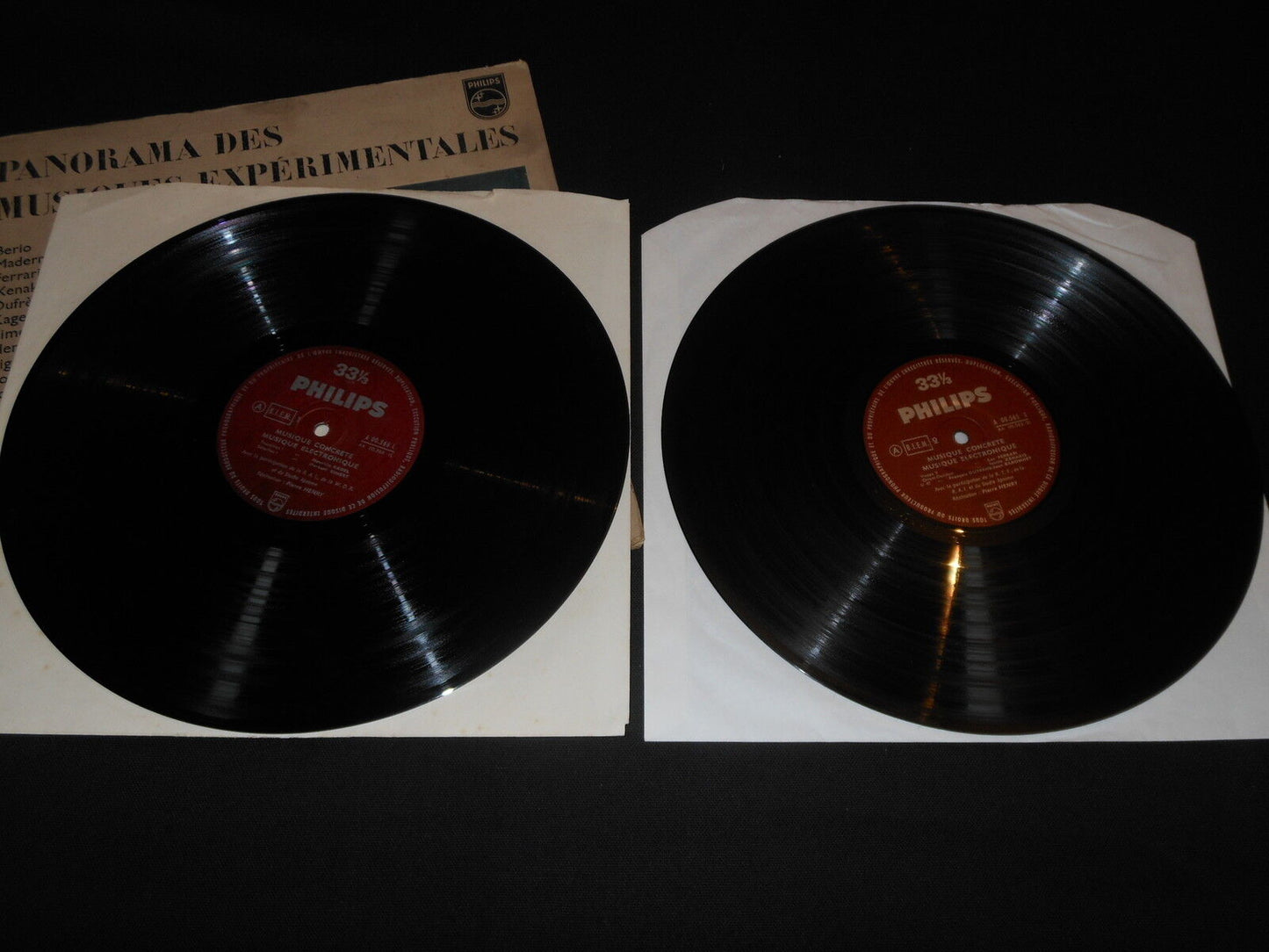 PANORAMA DES MUSIQUES EXPERIMENTALES   RARE 2 x LP 33T 12"   PHILIPS 00.565/66