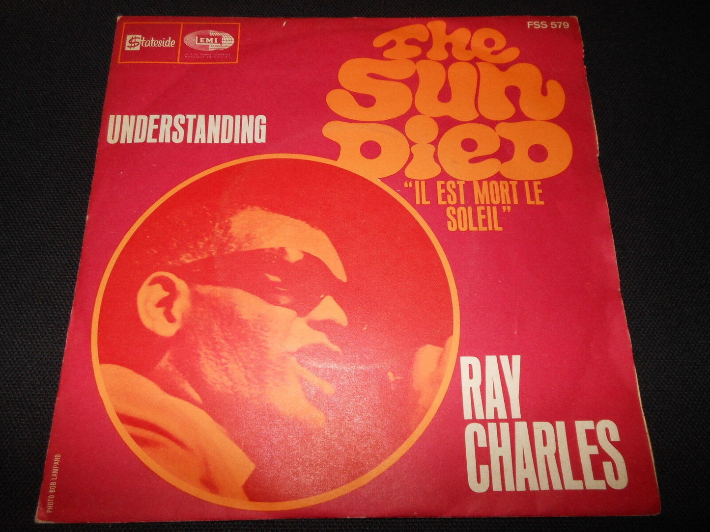 RAY CHARLES   SP 45T 7"   THE SUN DIED / UNDERSTANDING