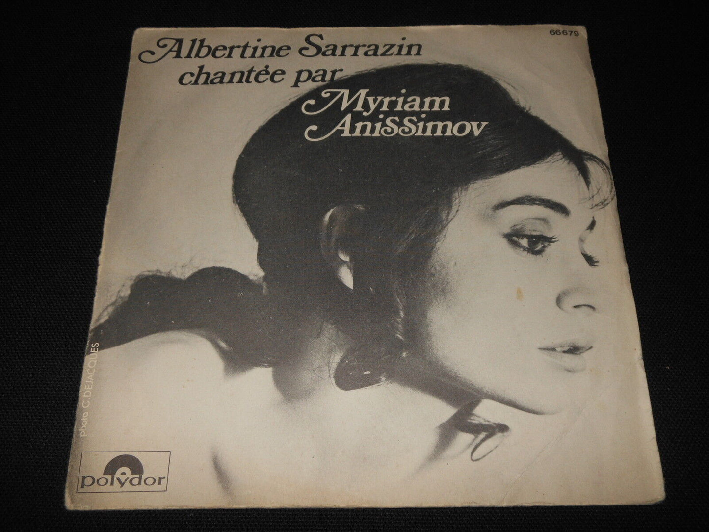 ALBERTINE SARRAZIN chantée par MYRIAM ANISSIMOV   SP 45T 7"   POLYDOR 66679