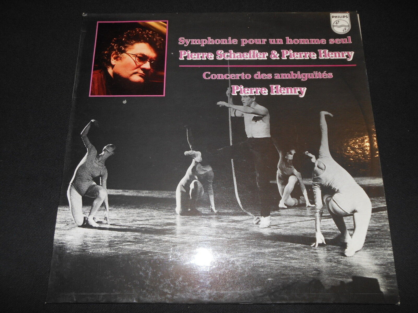 PIERRE SCHAEFFER & PIERRE HENRY SYMPHONIE POUR UN HOMME SEUL 1972 LP 33T 12"