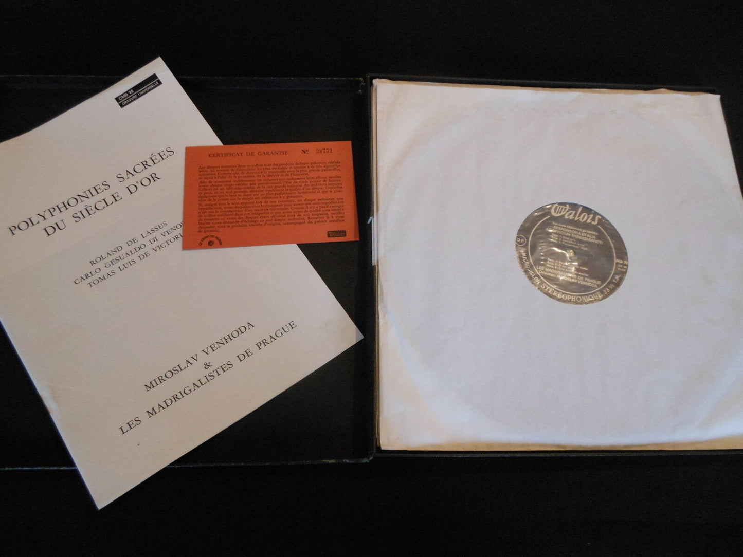 MIROSLAV VENHODA / LASSUS GESUALDO VICTORIA POLYPHONIES SACREES BOX 3 x LP