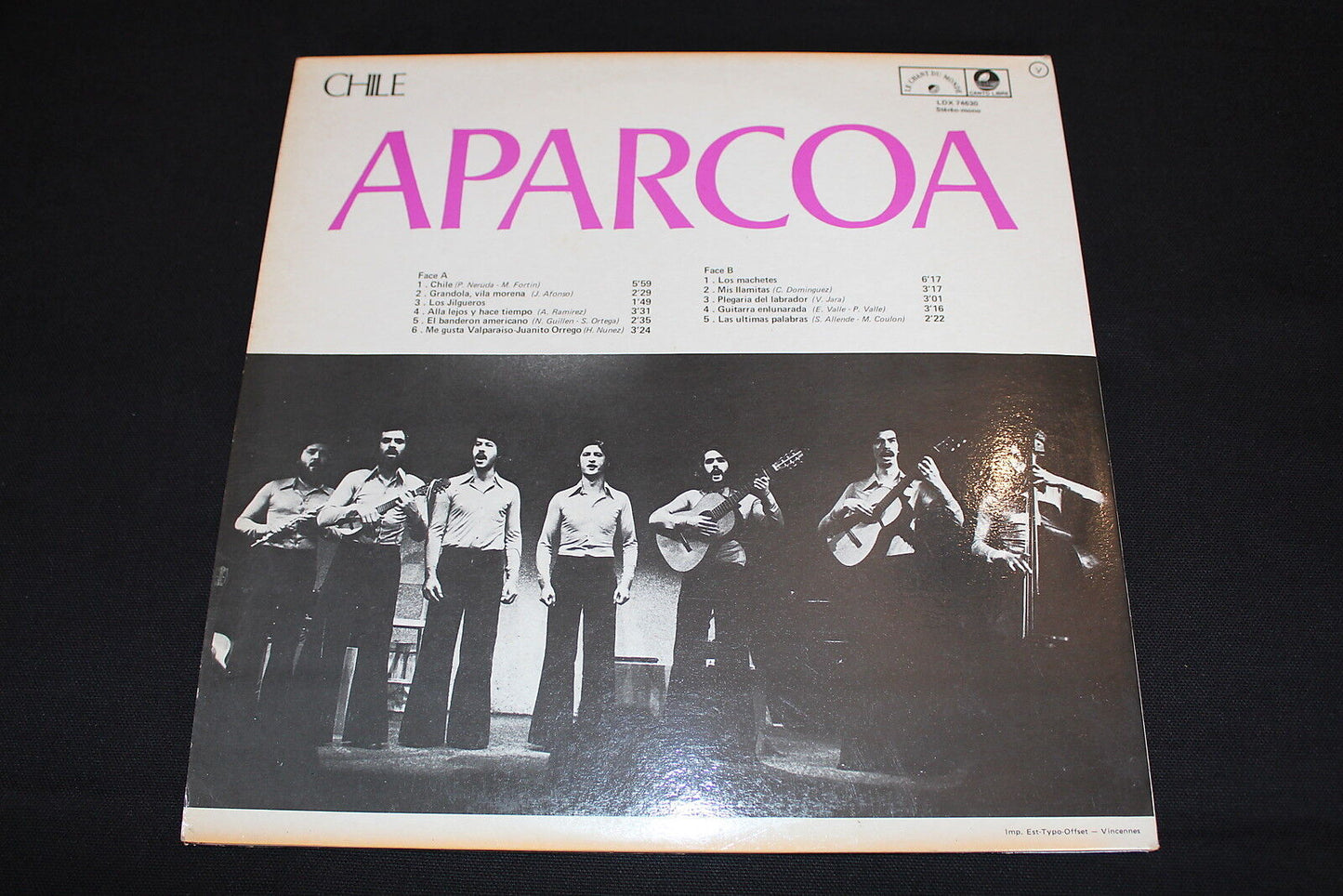 APARCOA LP 33T 12" CHILE LDX 74630