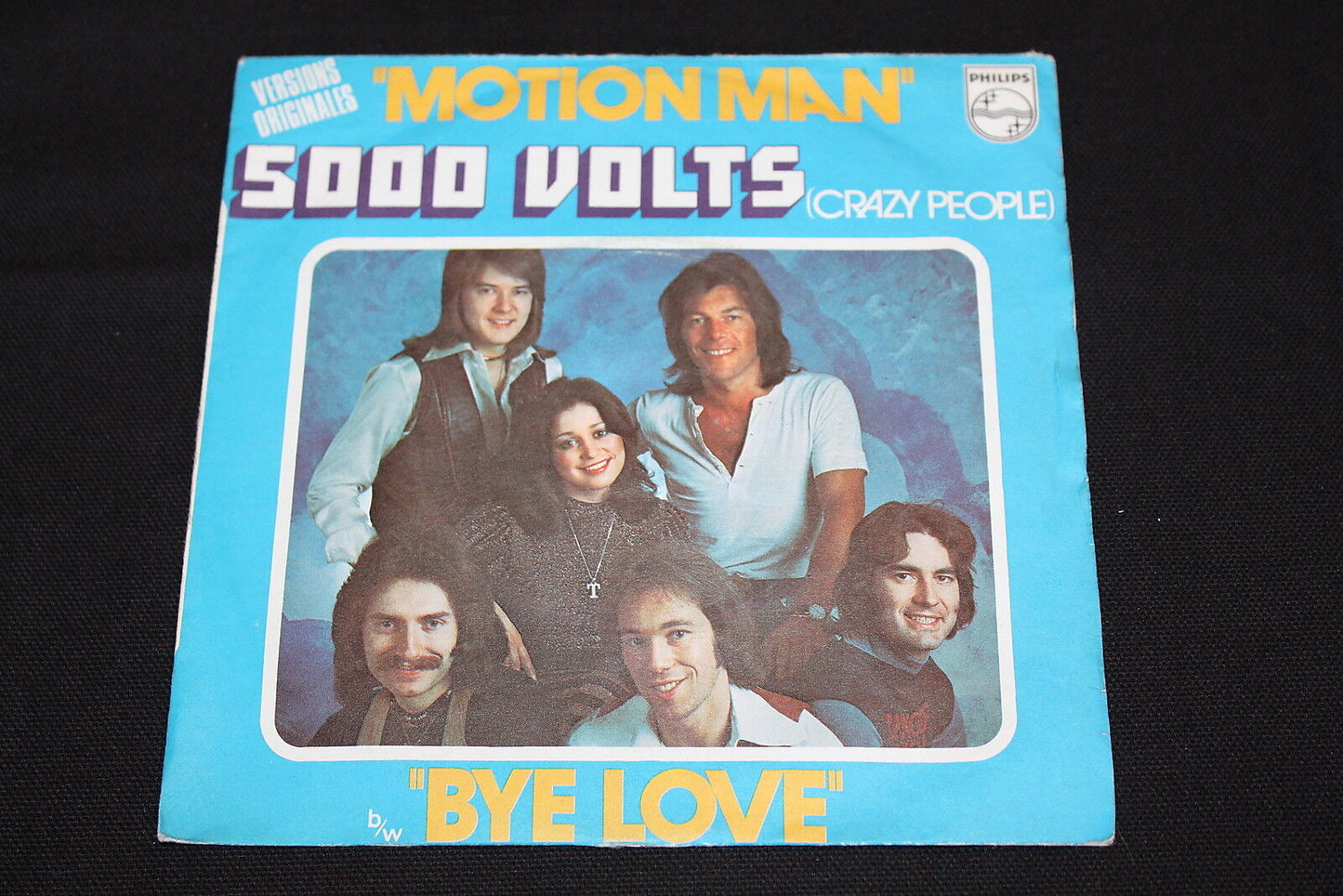 5000 VOLTS (CRAZY PEOPLE)   SP 45T 7"   MOTION MAN   1976
