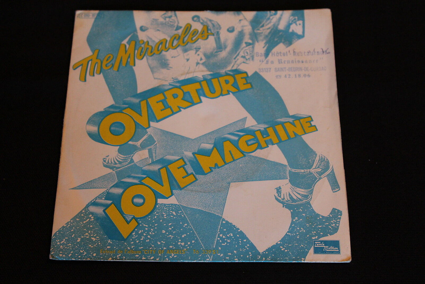 THE MIRACLES SP 45T 7" OVERTURE 1975