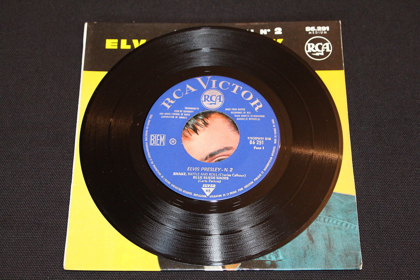 ELVIS PRESLEY EP 45T 7" ROCK AND ROLL N°2 RCA 86.291 FRENCH 10-65
